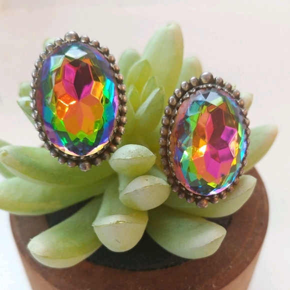 Elsa Shiparelli Jewelry - Vintage Sterling 1950's Shiparelli Earrings